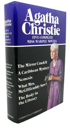 FIVE COMPLETE MISS MARPLE NOVELS : The Mirror Crack'd, a Caribbean Mystery, Nemesis, What Mrs. McGillicuddy Saw! , the Body in He Library