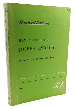 THE HISTORY OF THE ADVENTURES OF JOSEPH ANDREWS AND OF HIS FRIEND MR. ABRAHAM ADAMS