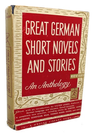 Item #97276 GREAT GERMAN SHORT NOVELS AND STORIES : ; An Anthology