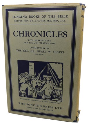 CHRONICLES : With Hebrew Text, English Translation
